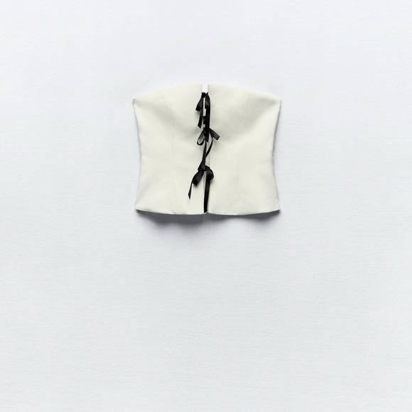 Strapless bow top - Picture 3 of 7